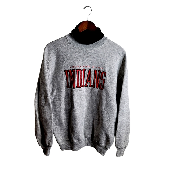 Vintage Made in USA Mock Crewneck Sweatshirt. Perfect Condition! - Picture 2 of 5